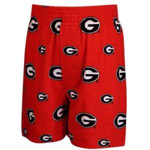  Georgia Bulldogs Red Youth Tandem Boxer Shorts Sports 