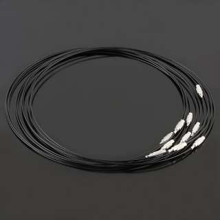 Bulk Enamel Wire Cable Steel 1mm Chain Choker Necklace Jewelry 
