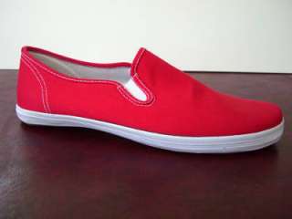 EASY SPIRIT Red Canvas Shoes Flats Women Size 11  