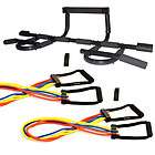 2011 CXP DOORWAY PULL CHIN UP BAR +15 pcs RESISTANCE BAND COMBO FOR 