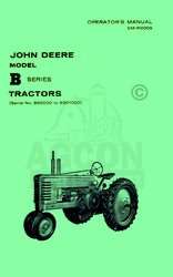 John Deere B Series Operators Instruction Manual JD  