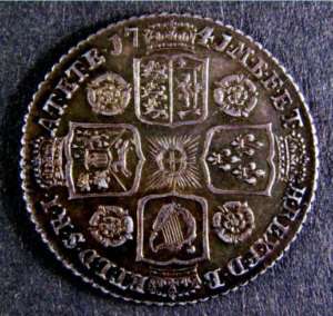   II Shilling EF 70. CGS 2nd Finest Known. Coin Has Ten Watchers.  