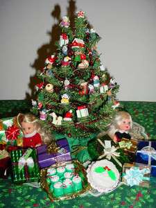 Barbie size CHRISTMAS TREE & GIFTS food accessories SET 49 ★☆FREE 
