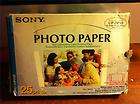 Sony Photo Cartridge and Paper for UP DP10 25 prints with ink ribbon.