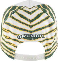 Oregon Ducks Dark Green Zubaz Primetime Adjustable Snapback Hat 