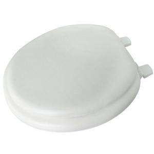   Bay Round Closed Front Toilet Seat in White 53015 