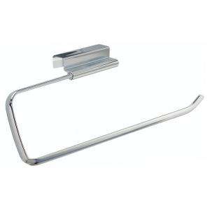 interDesign Axis Over the Cabinet Paper Towel Holder in Chrome 57570 