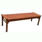 Eucalyptus Backless Seating Bench