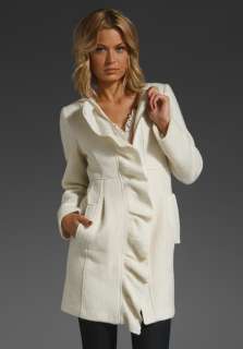 NANETTE LEPORE Napa Valley Coat in Cream at Revolve Clothing   Free 