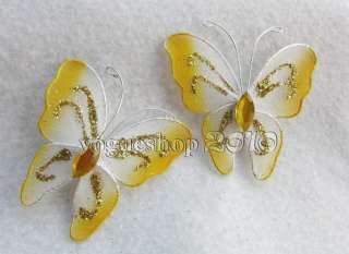 10pcs Stocking Butterflies Many Color Available 6cm  