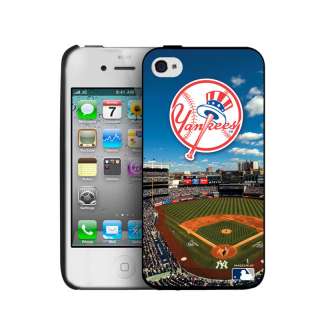 NEW YORK YANKEES MLB iPhone 4 4S STADIUM Hard Case Cover NEW!  