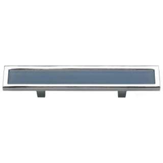 Atlas Homewares Spa Collection Polished Chrome 5.75 in. Blue Pull 231 