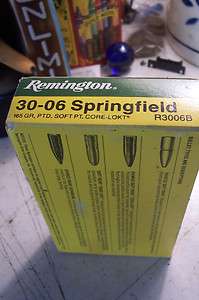Remington 30 06 Springfield Ammo Shell Box  