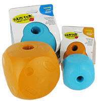  FOOD CUBE   Durable Tough Treat Dispensing Asst Sizes/Colors Dog Toy