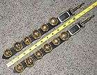   brass draft harness parade sleigh bell strap set in 8 color choices