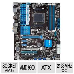 ASUS M5A99X EVO AMD 990X Socket AM3+ Motherboard and AMD FX 8120 3.10 