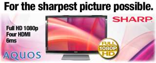 Sharp LCC5255U Aquos 52 LCD HDTV   1080p, 1920x1080, 20001 Native 