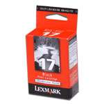 Lexmark # 17 10N0217 Black Ink Cartridge 