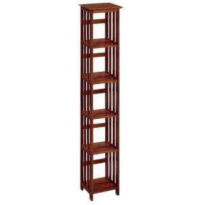 Home Decorators Collection Mission Style Walnut 72 In. H x 14 In. W 