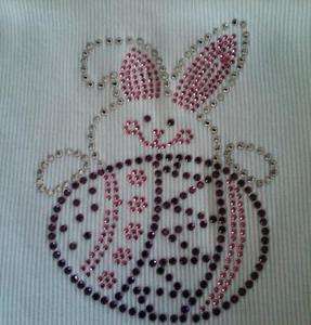 Easter Bunny Bling Top Tank Tee  