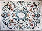 Mosaik Marmor Rosone Bodeneinleger Mosaikfliesen 80cm, Mosaik Marmor 