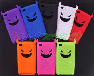 8x Devil Silicone Case Skin Cover For iPod Touch 4 4G 4th Wholesale 