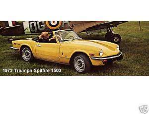 1973 Triumph Spitfire 1500 Fridge Magnet  