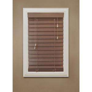 Home Decorators Collection Maple Premium Faux Wood Blind, 2 1/2 in 