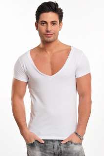 Wasabi Xtreme Deep V Neck T Shirt   tiefer V Ausschnitt  