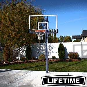 Lifetime® 54 Acrylic In ground Basketball Hoop Arena style Slam it 