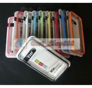 10pcs/lot Clear Frame Bumper Cover Case For iPhone 4G 4S With Retail 