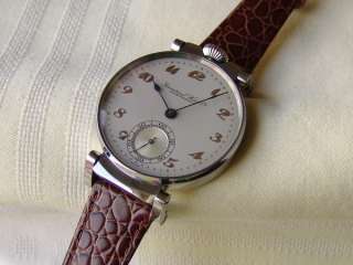 Very rare 43mm steel IWC antique watch c 1932  