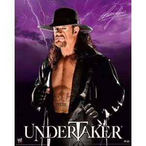 Wrestling   WWE, Undertaker   Blitz Und Unterschrift Mini Poster (50 x 