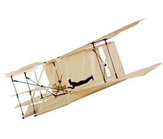 117cm 3D Drachen HQ Wright Flyer Kitty Hawk Kite mit Schnur Einleiner 