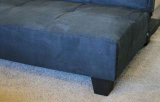 Brand New Black Sofa Bed Futon College Dorm Low Profile  