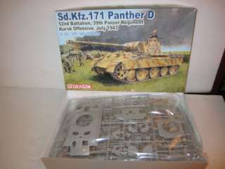 Dragon Models 1:35 WW11 German Panther D Tank Kit  