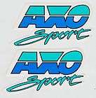 AXO Sport Decals dresser up PAIR   Quality LaserCut Matt ONE SET 