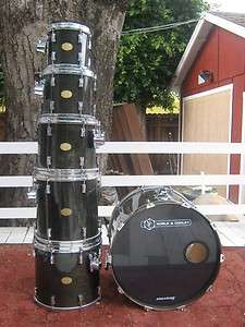 VERY RARE~ Noble & Cooley 6pc drumset 100% maple  