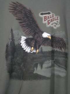Mens George Sweat Shirt Spread American Bald Eagle 3XL  