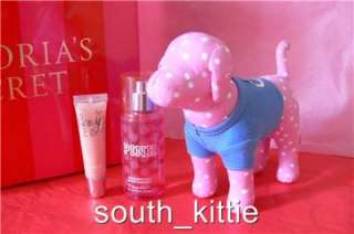 Victorias Secret PINK FRAGRANCE MIST, PINK LOGO DOG Lip Gloss FREE VS 