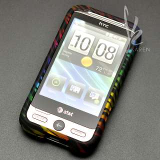 HTC Freestyle Hard Case Snap On Rubberized Design Cover  