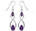 00 ct Natural Gemstone Teardrop Earrings 4 to choose from .925 