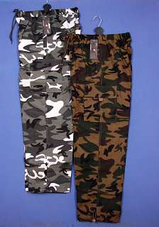 Boys Fully Lined Army Camo Combat Trousers 3 14 yrs NEW  