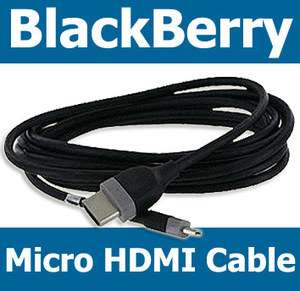   BLACKBERRY MICRO HD HDMI HIGH DEF CABLE FOR BLACKBERRY 9900 BOLD
