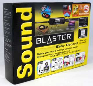 CREATIVE SOUND BLASTER EASY RECORD USB WITH SOFTWARE  