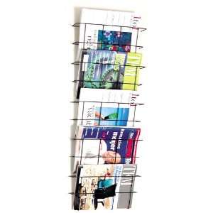  Buddy 6305 Wire Ware Legal Size 5 Pocket Literature Rack 