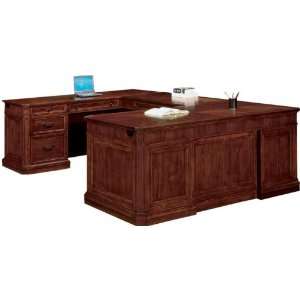   : Wood Veneer U Shaped Desk by DMI Office Furniture: Office Products