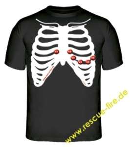 Lustiges Rettungsdienst T Shirt Geschenk 12 Kanal EKG  