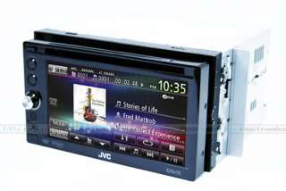 JVC KW AVX646 6.1 LCD DOUBLE DIN CAR DVD IPOD PLAYER  