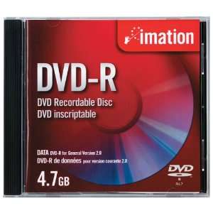  Imation IMN41892 4.7 GB DVD R Single Sided Write Once 